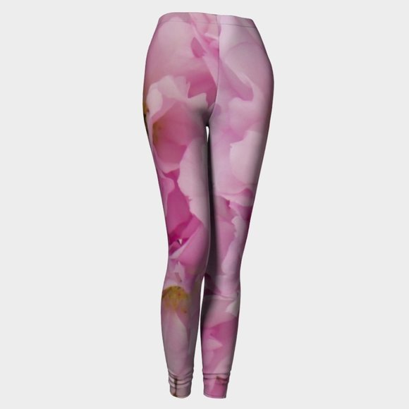 Luxe Fashion Leggings - Open Rose - Picture 1 of 5
